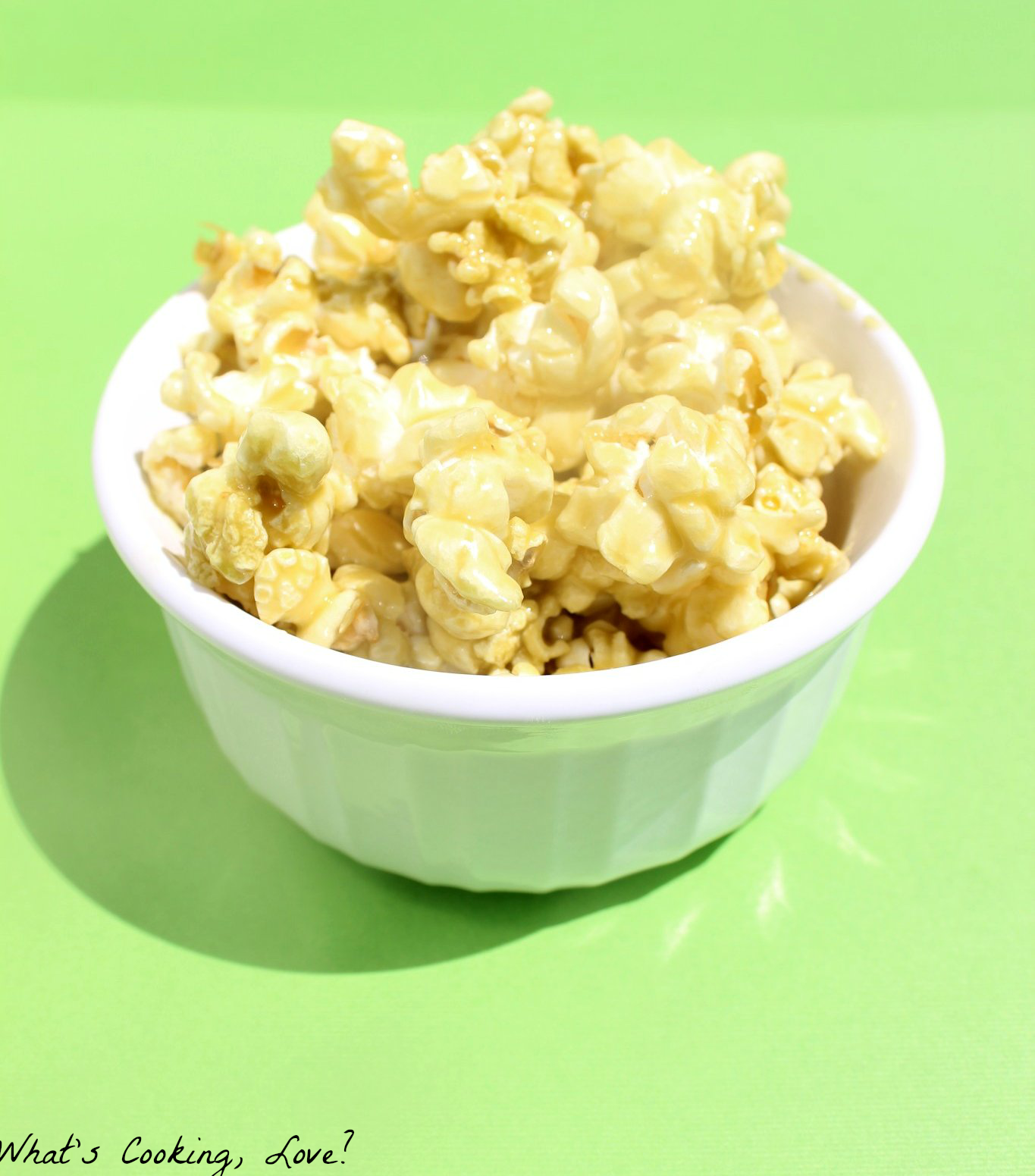 Sugar Free Caramel Apple Popcorn and Werther's Original Sugar Free