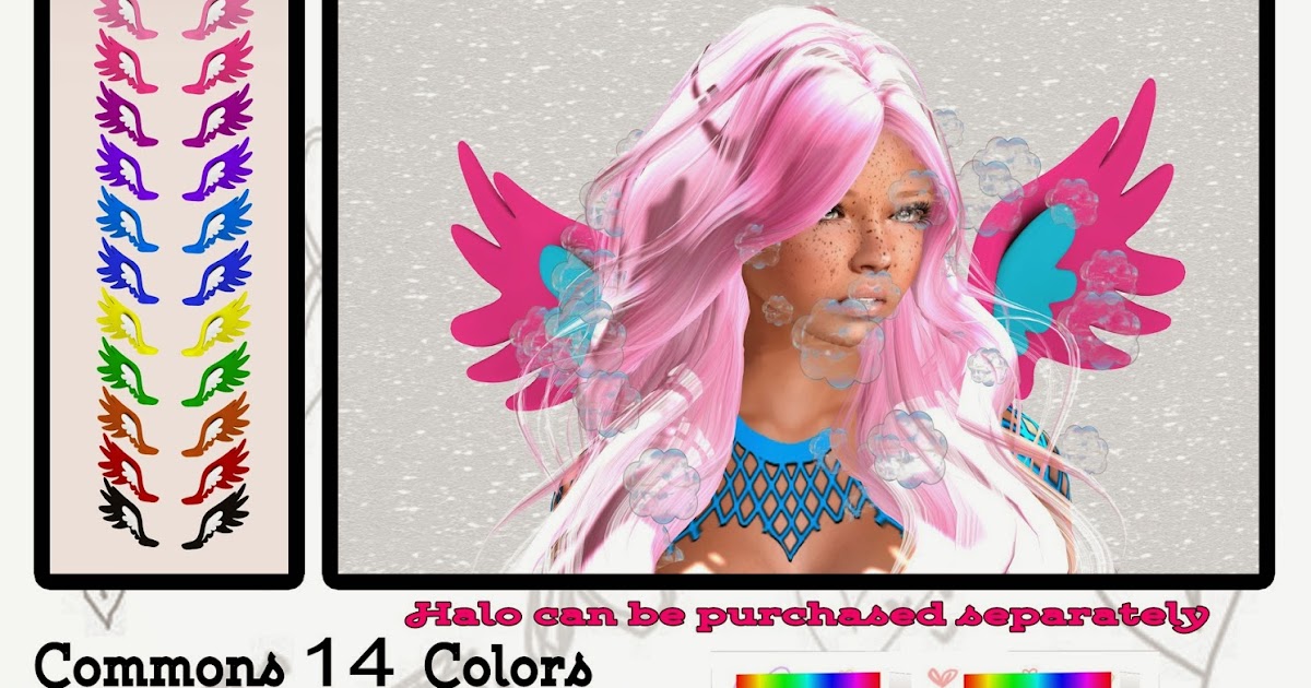 Luckie Inc. 335 NEW GACHA ITEM ORIGINAL MESH DREAM WINGS