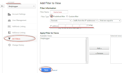 google analytics filters
