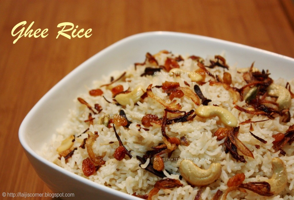 Laiji's Creative Corner Malabar Ghee Rice
