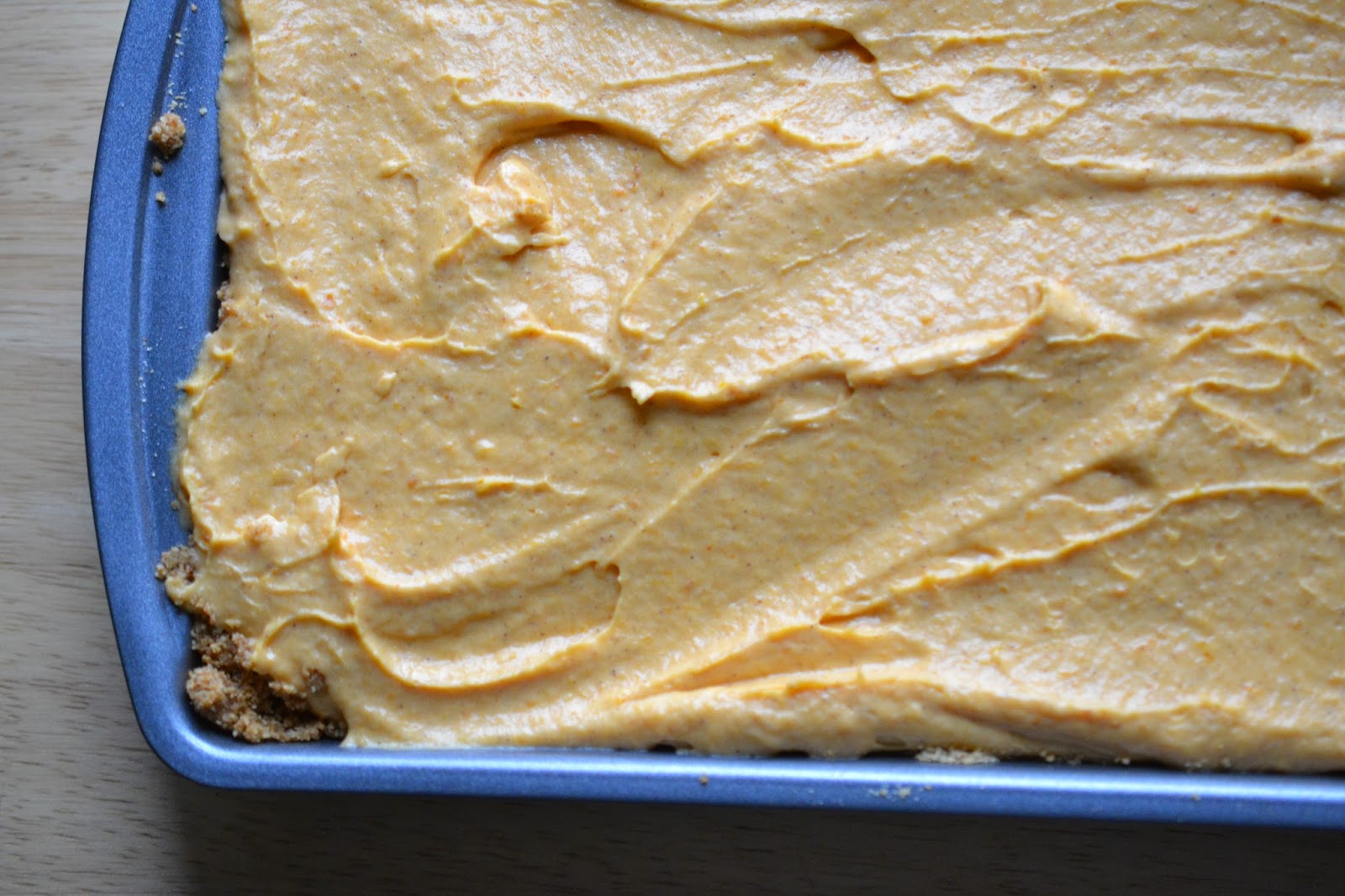 Greedy Girl JellO Nobake pumpkin cheesecake