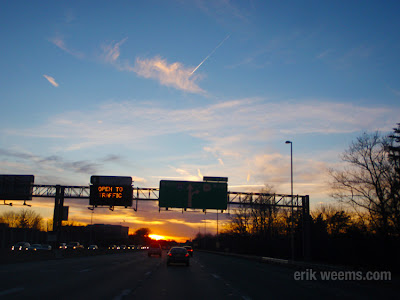 Sunset over Route 66 Fairfax VA