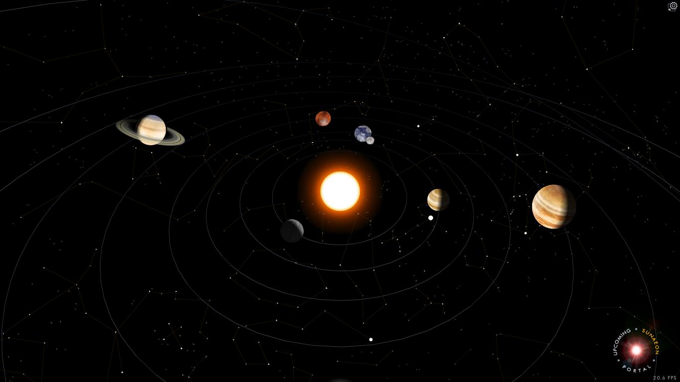 Astronomy gift sun earth moon planet solar system model DIY New B5V2