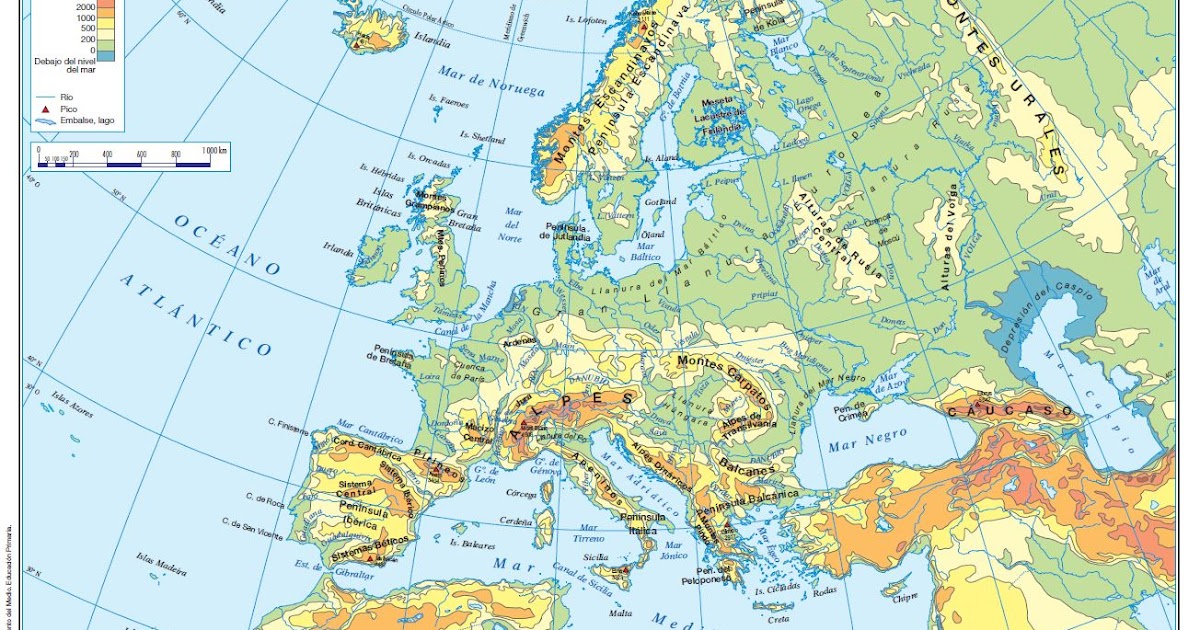 mi blog de CCSS: Tema 3: El relieve de Europa