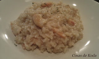 Rissoto de gambas
