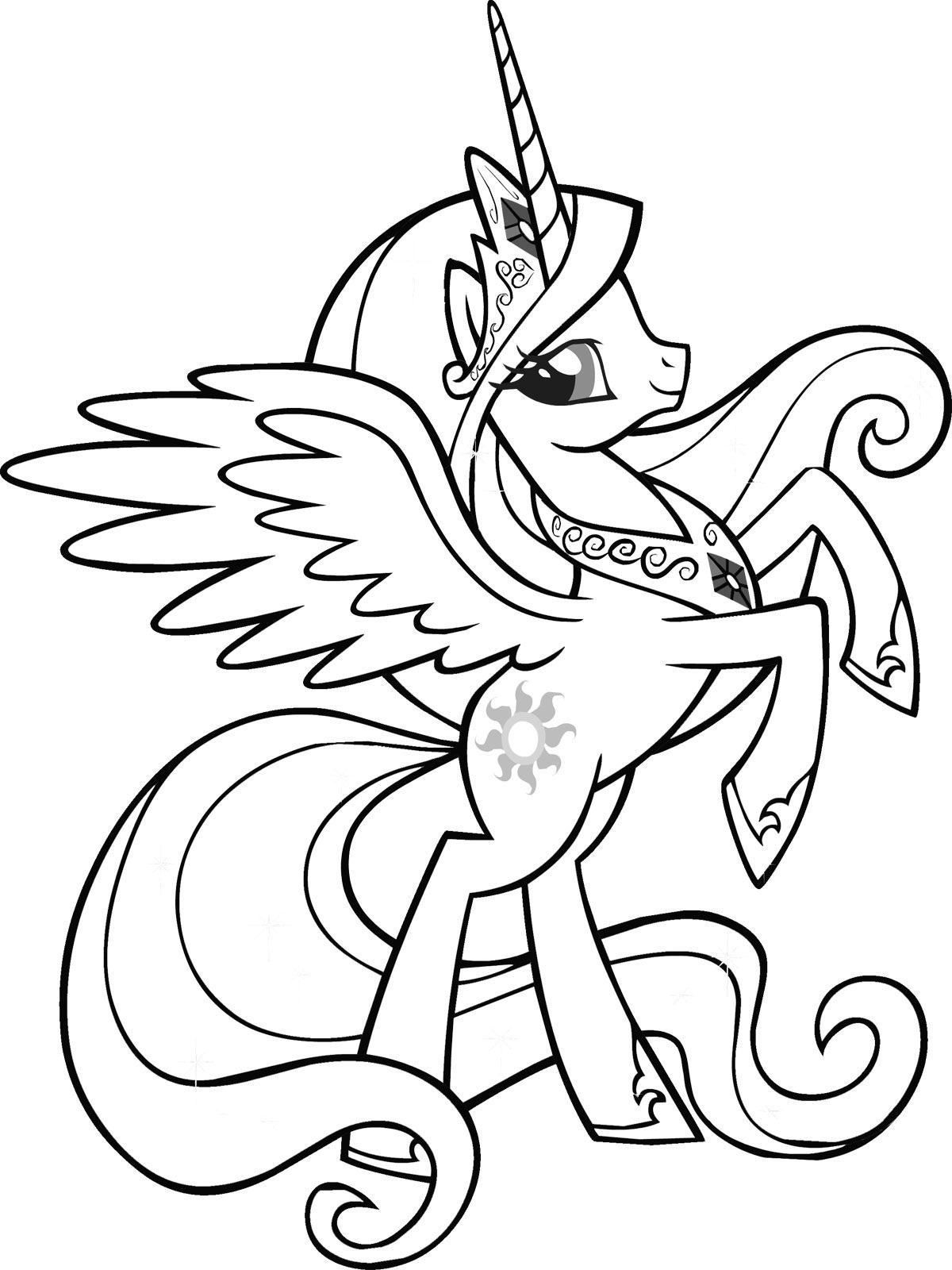 my little pony coloring pages pdf | Alphabet Coloring Pages