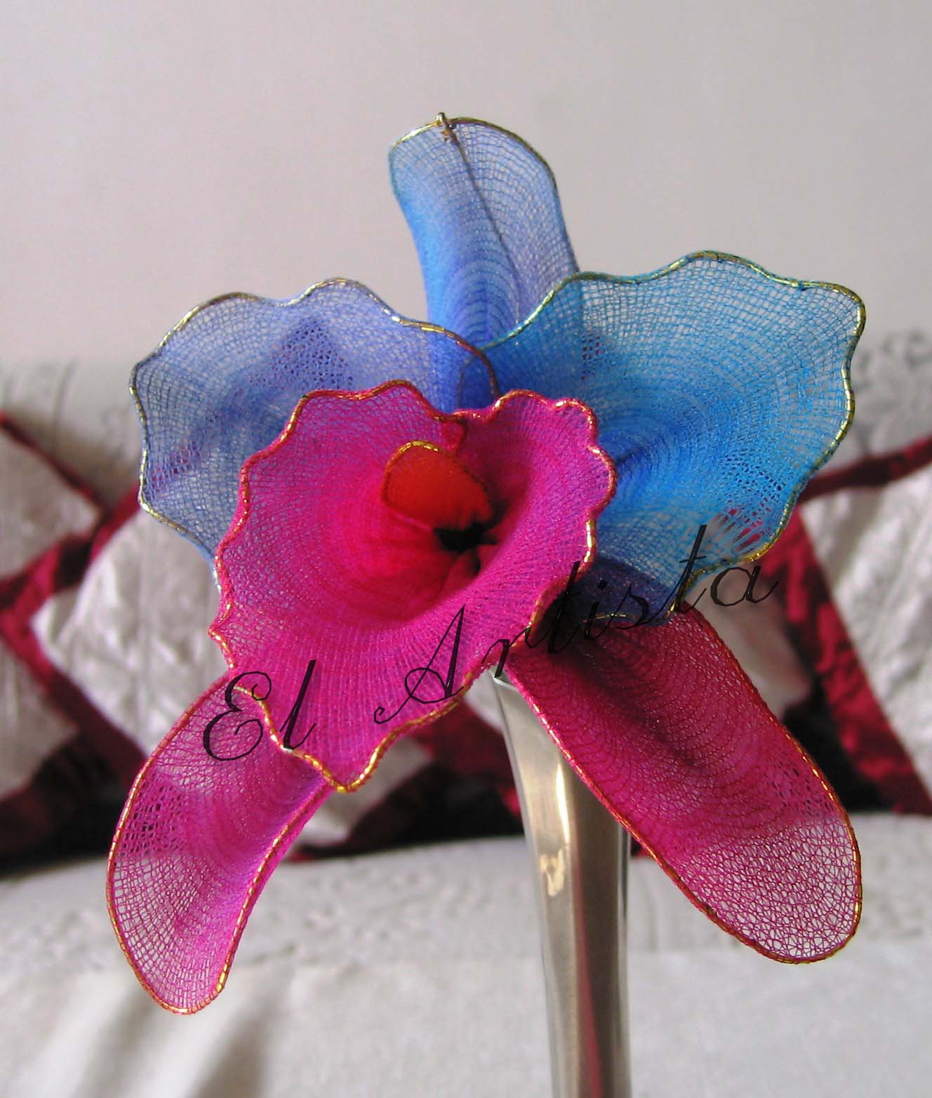 Creativity My Passion My Nylon/Stocking Flowers