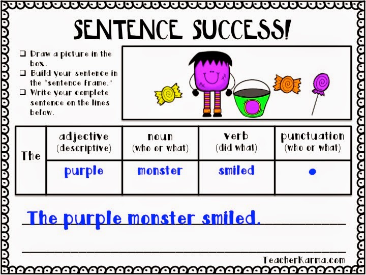 ... write a complete sentence how long 5 7 minutes standards met writing