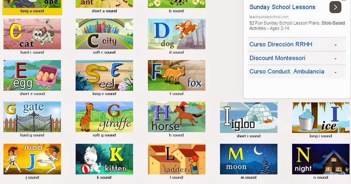 EL PATIO DE GEMMA 394. FONÉTICA . LOS SONIDOS DE LAS LETRAS EN INGLÉS