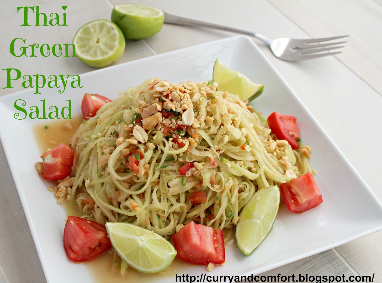 Kitchen Simmer Thai Green Papaya Salad