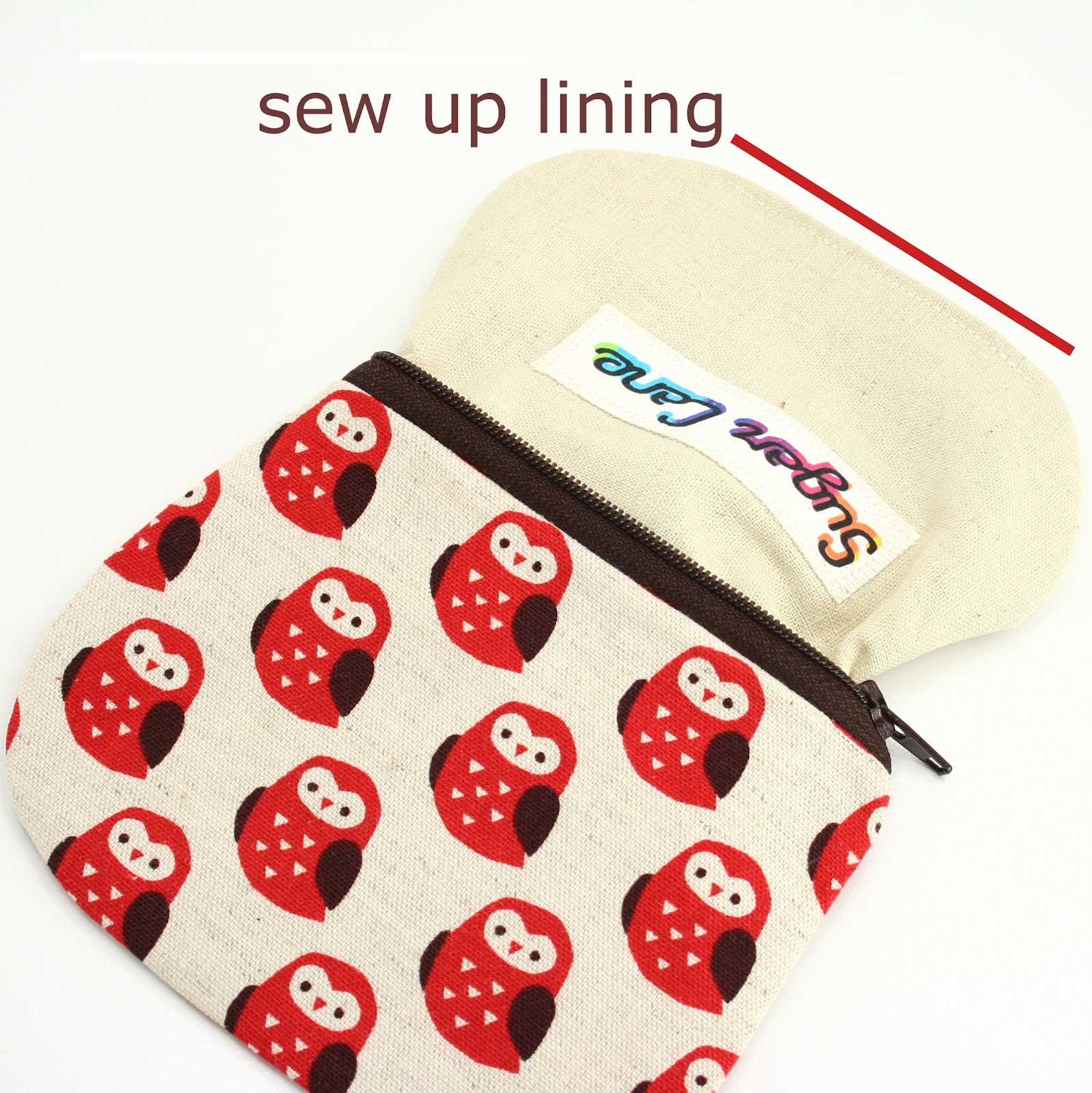 Hello Sugar Cane Handmade Zipper Pouch Tutorial