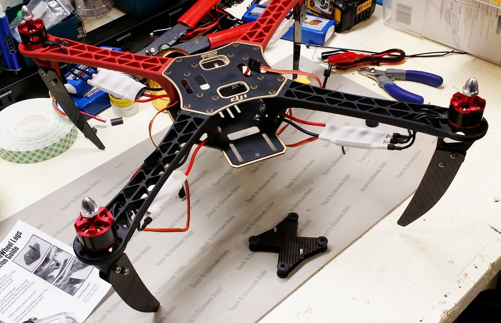 Mr. Armageddon's Project Log Quadcopter Drone Body Construction