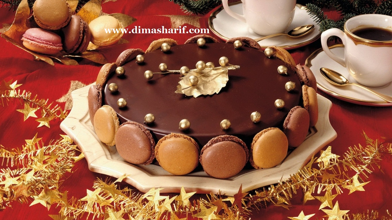 Dima sharif: chocolate mousse macaron cake, a glamorous dessert ...