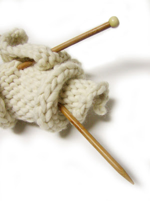 Knitting with needles