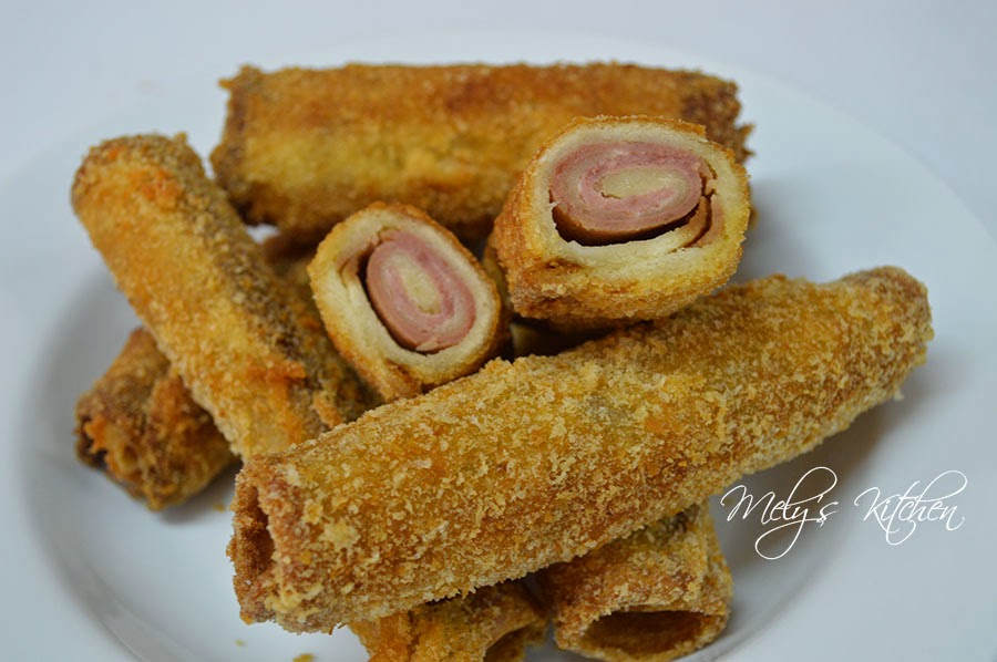 Ham and Cheese Bread Rolls Mely's kitchen