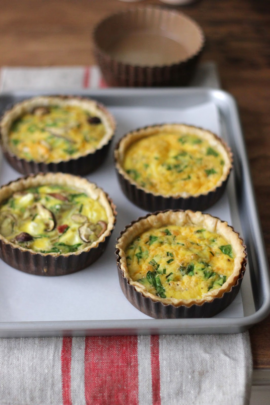 Jenny Steffens Hobick Individual Quiche Tarts Make Ahead Easy