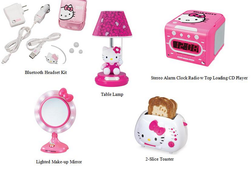 hello kitty cd radio clock