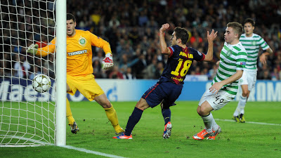 Pertandingan Liga Champions Barcelona vs Celtic hasil liga champions semalam