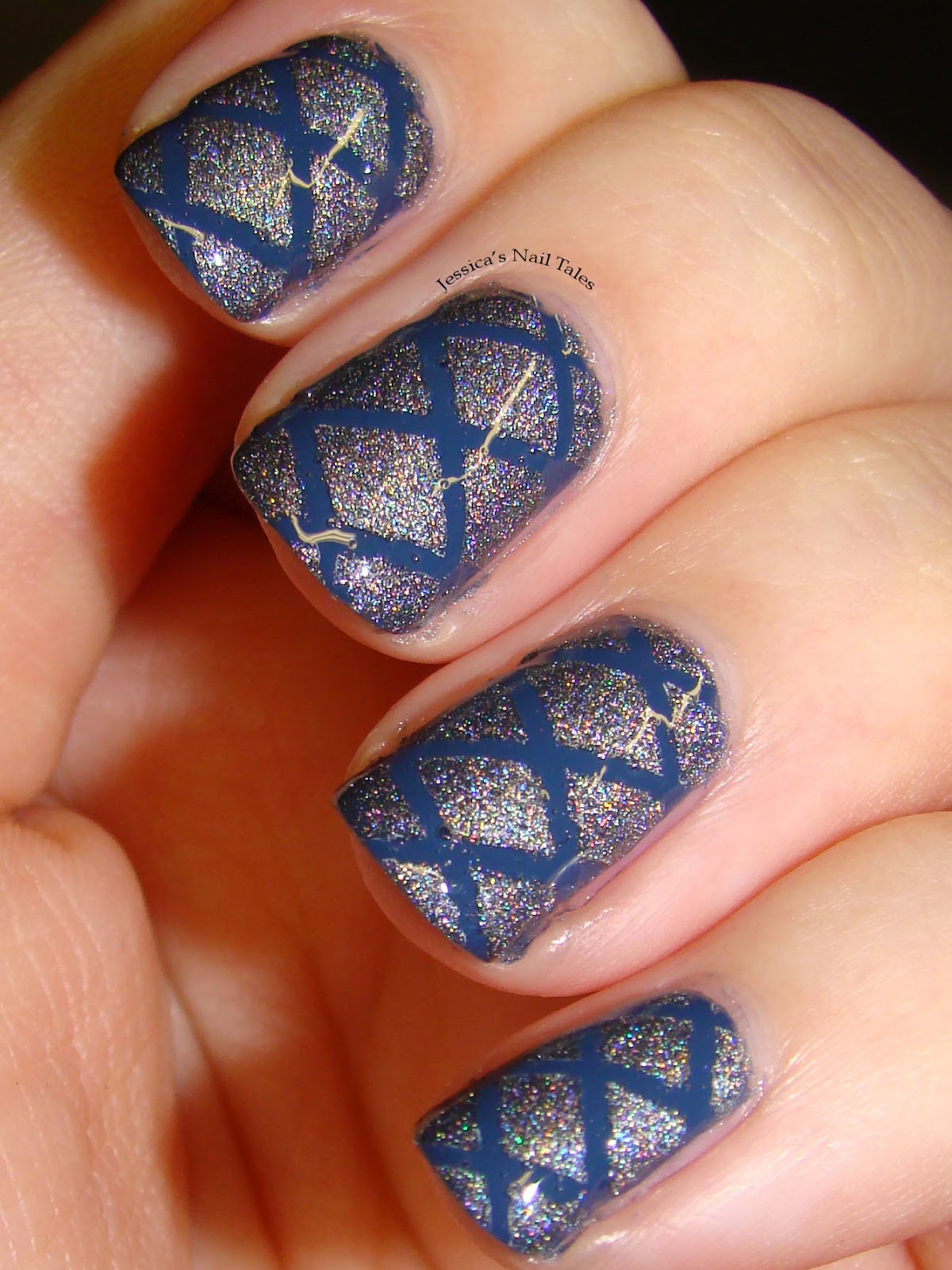 Jessica's Nail Tales Lattice Nail Art