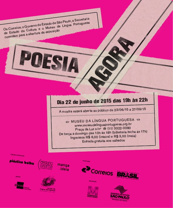 Exposição Poesia Agora.