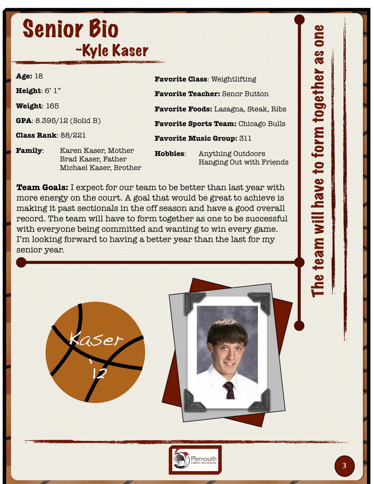 basketball newsletter