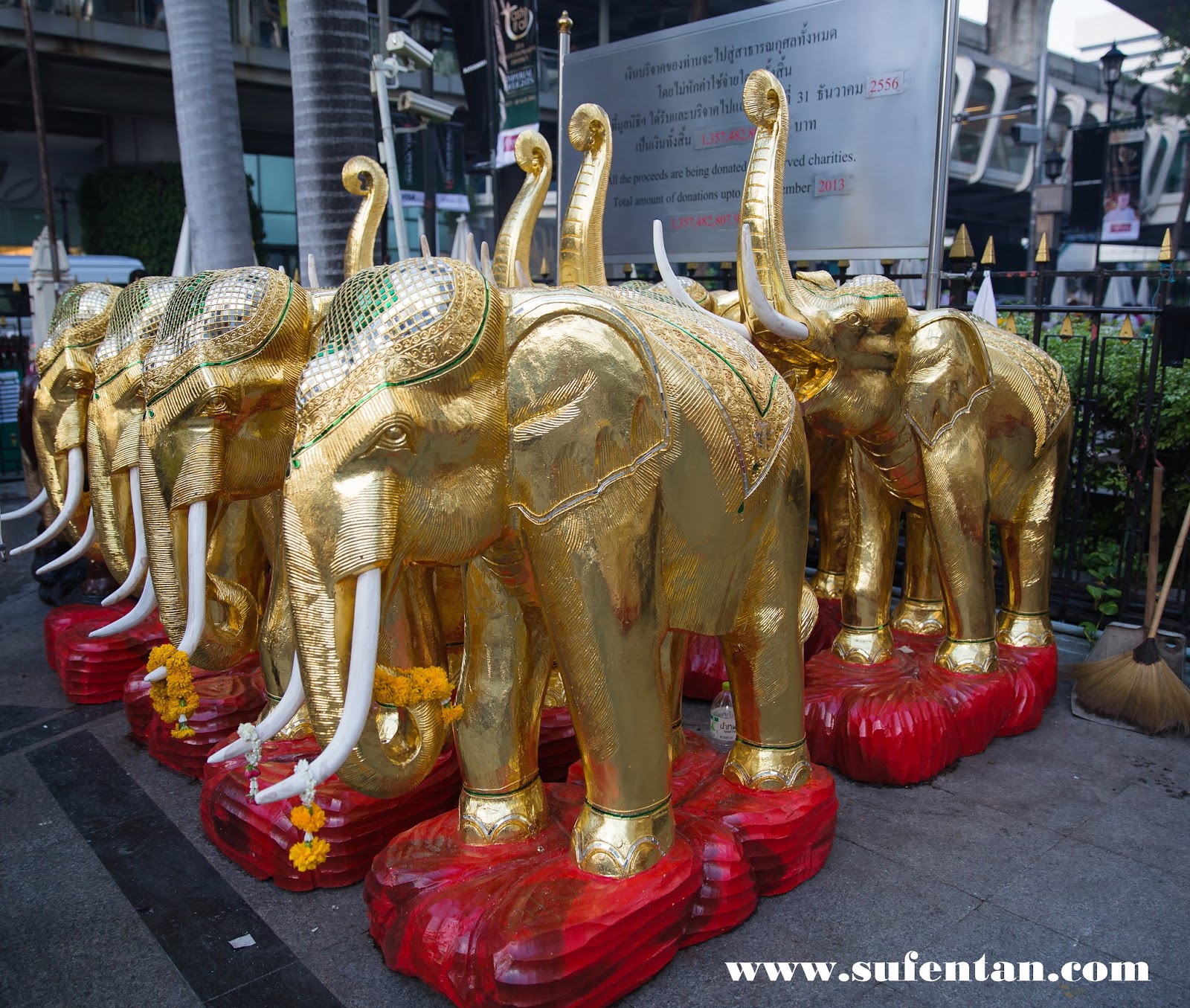 FourFaced Buddha of Erawan Shrine Bangkok