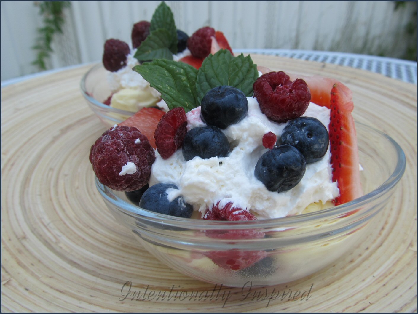 Intentionally Inspired Healthy very berry creamy delight