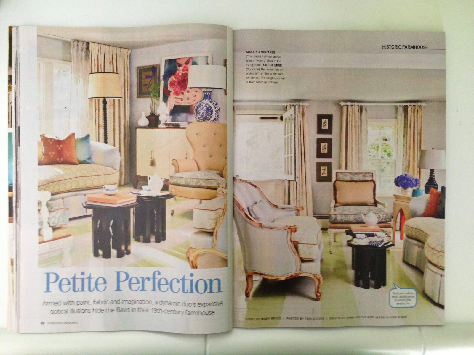 SANITY FAIR SMALL ROOM DECORATING MAGAZINE