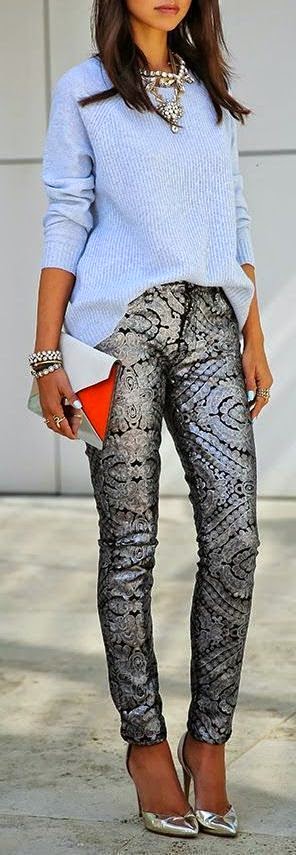 damask desenli pantolon, damask desenli kombin damask desen, moda, kombin, giyim, tarz
