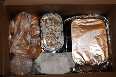 take home thanksgiving dinner wrapped