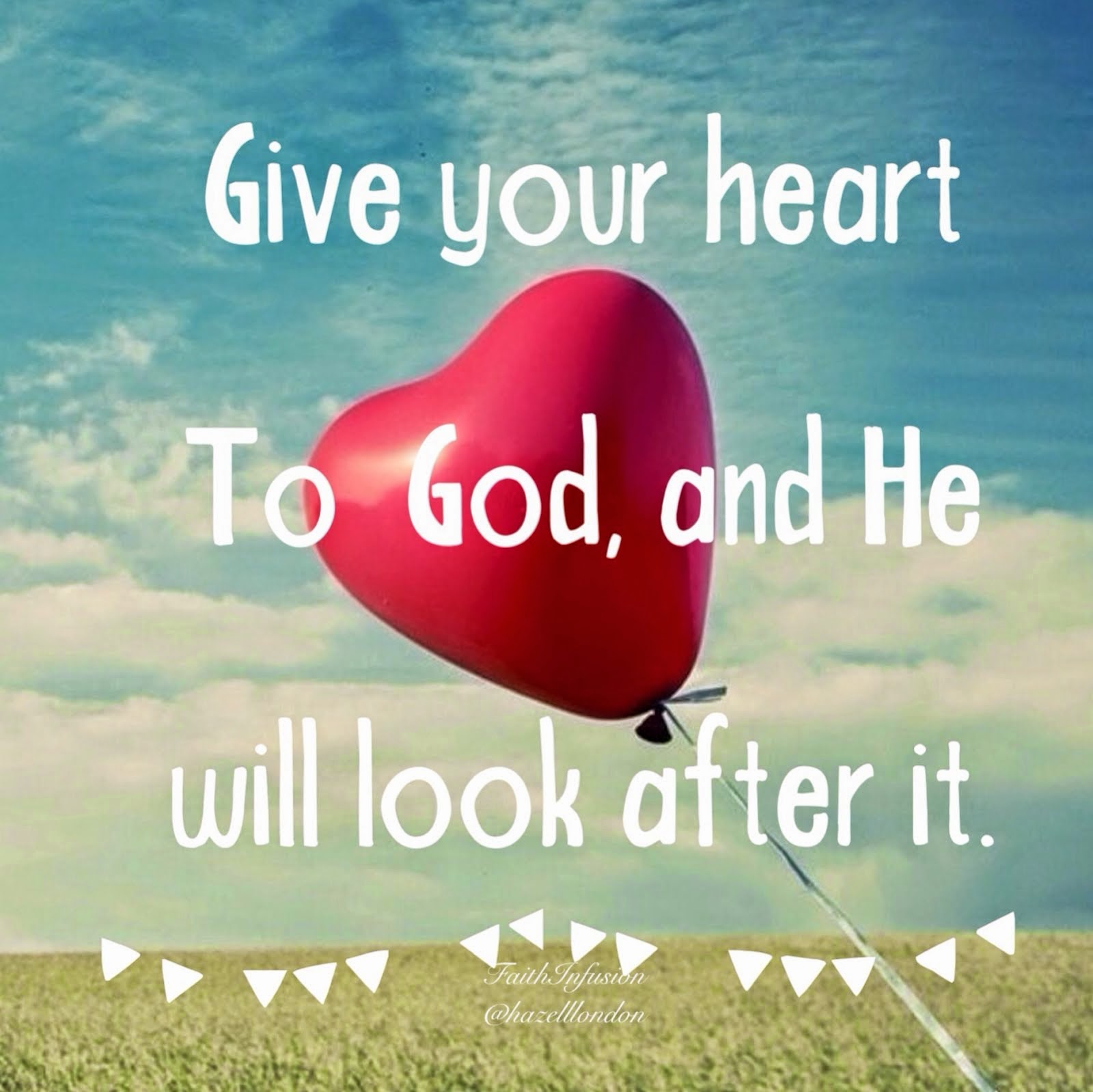 Give your heart to God