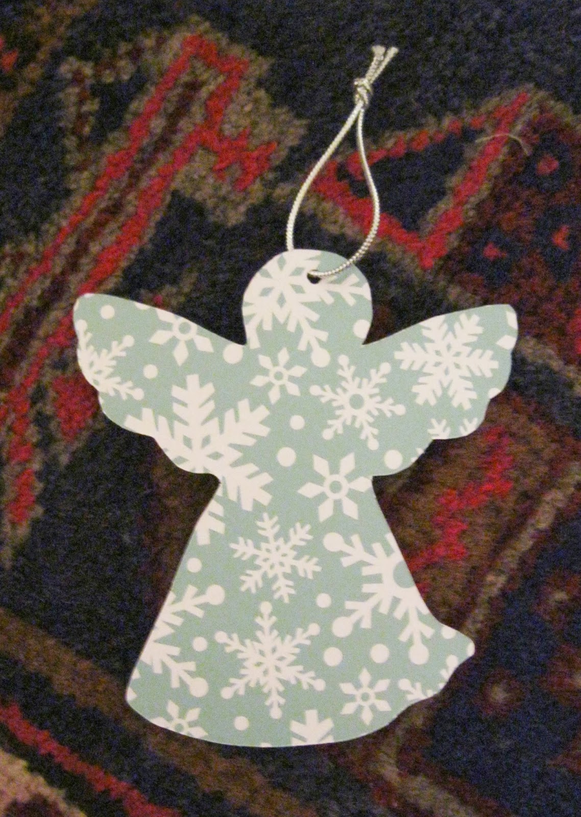 A Handful of Everything Scrapbook Paper Angel Ornaments