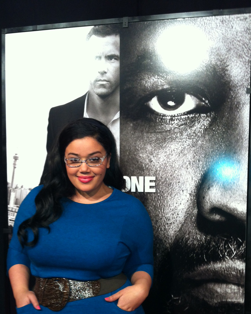 'Safe House' premiere red carpet wearing Bettie Page Clothing Inside