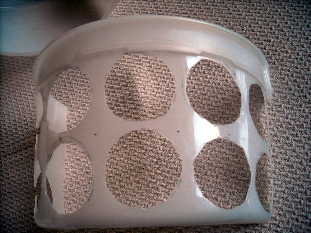 Observations DIY Keurig Pod Holder from Ice Cream bucket