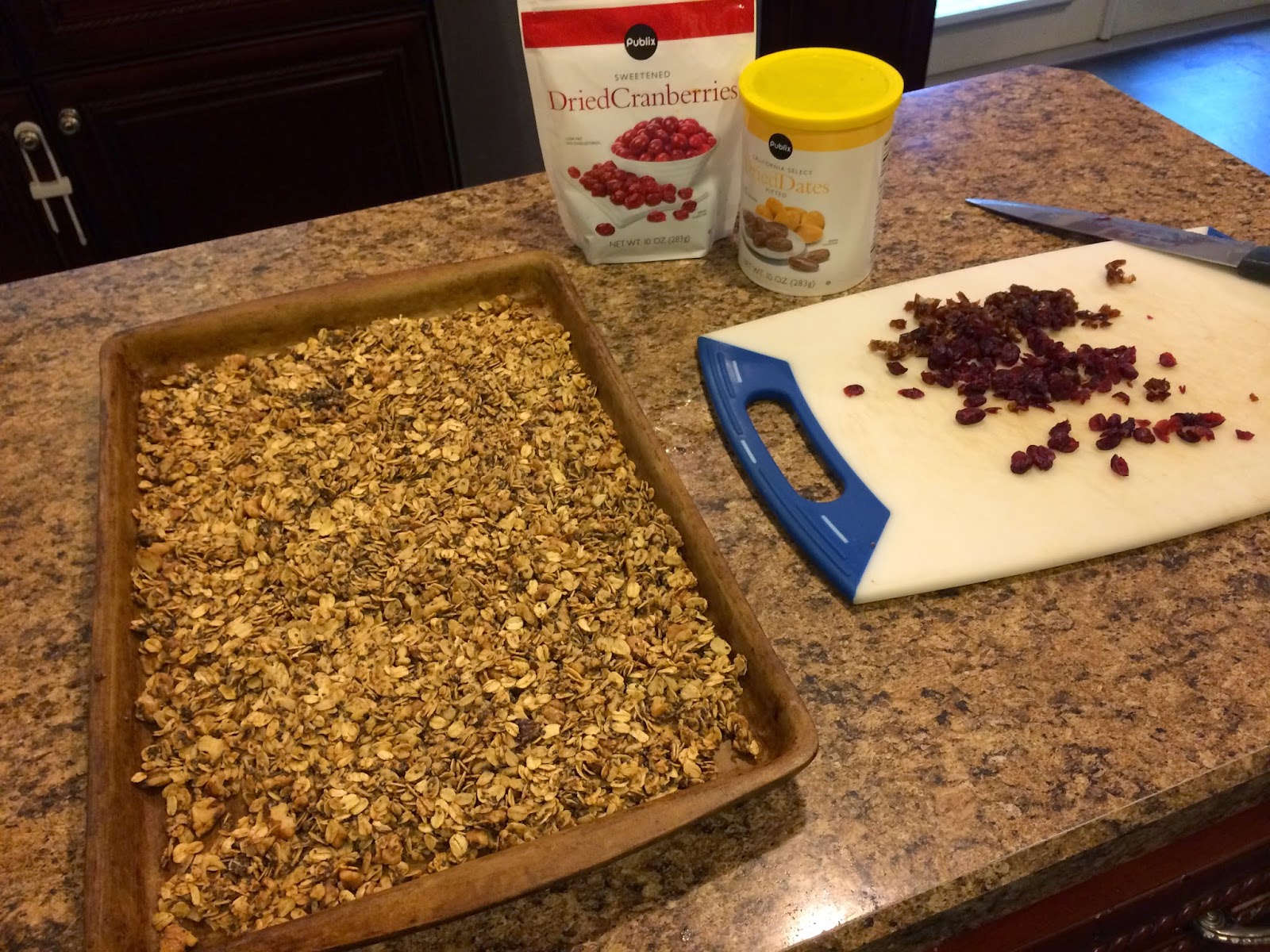 Fit Nation Vegan Homemade Granola No sugar or butter added.