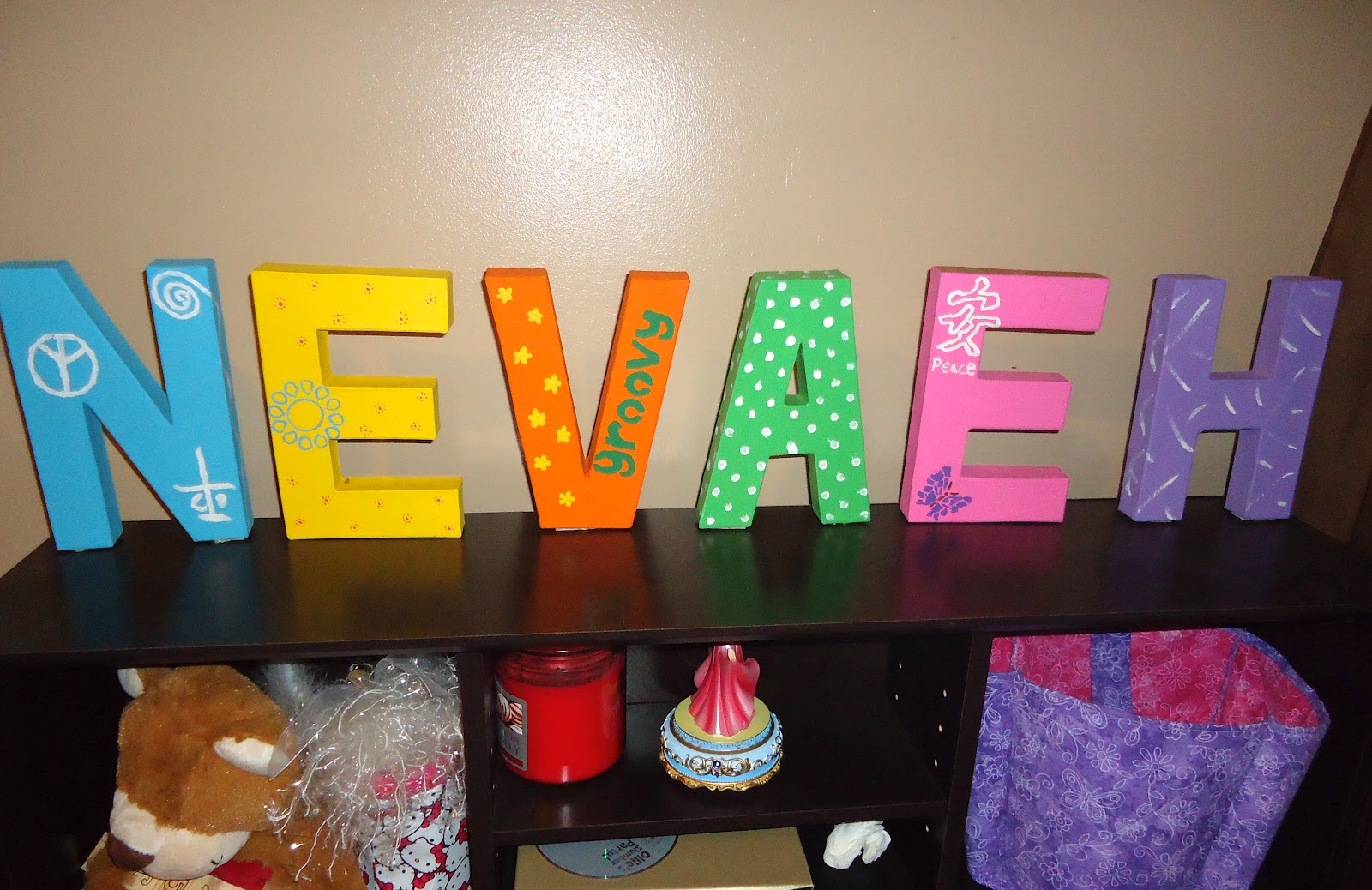 Sisters on Blackwell Paper Mache Letters