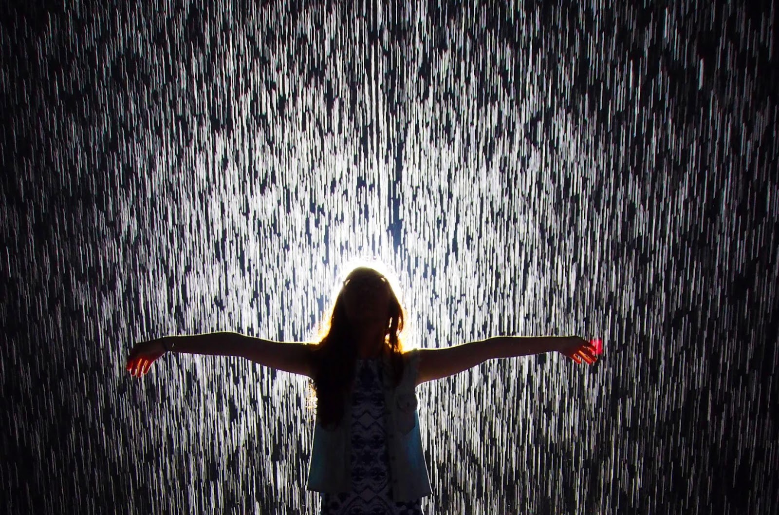 THE WORLD OF INTERESTING FACTS Rain Room No Umbrella in the Rain