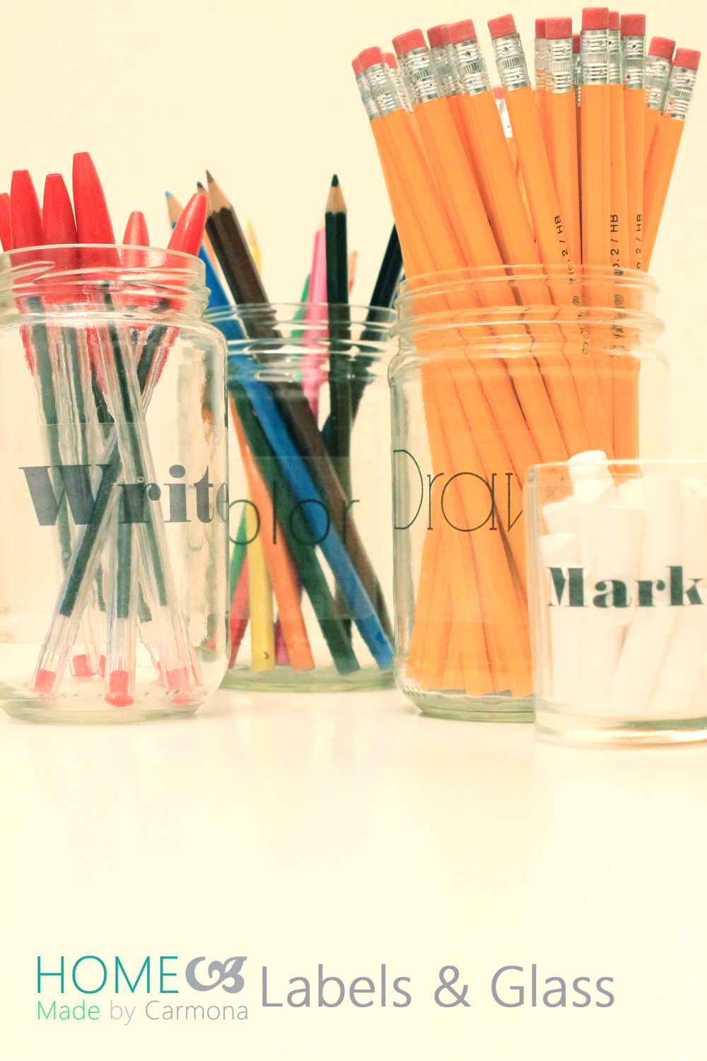 For the Love of Labels & Glass... Home Made by Carmona