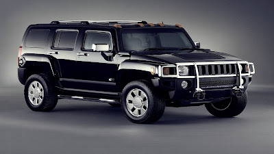 Black Hummer H3X Sports Car Wallpapers Modification