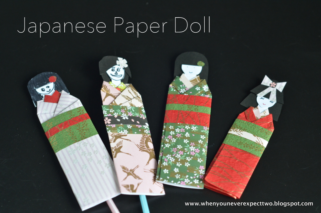 When You Never Expect Two: Japanese Paper Doll with Kids