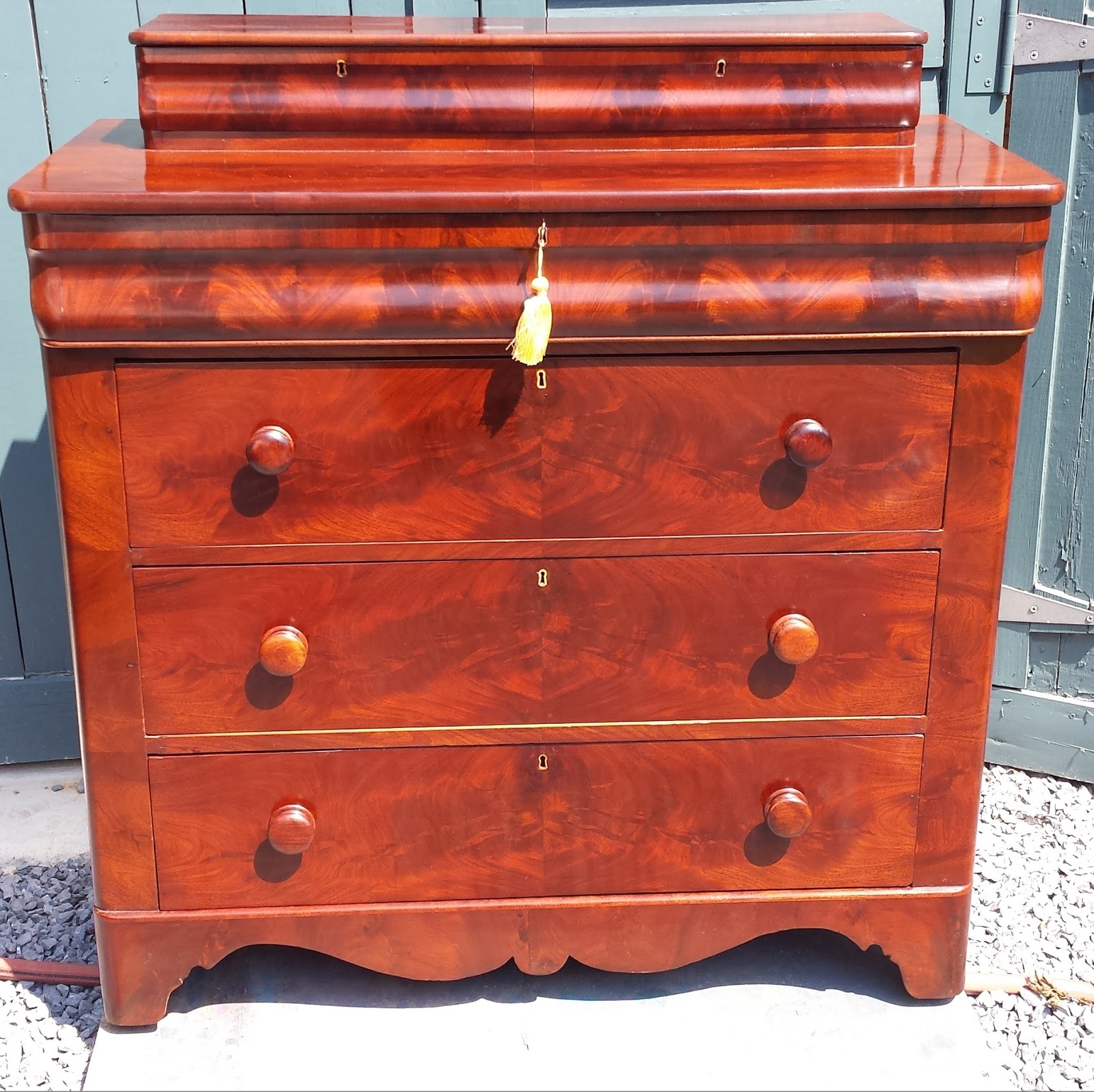 John Mark Power, Antiques Conservator American Empire Chest of Drawers