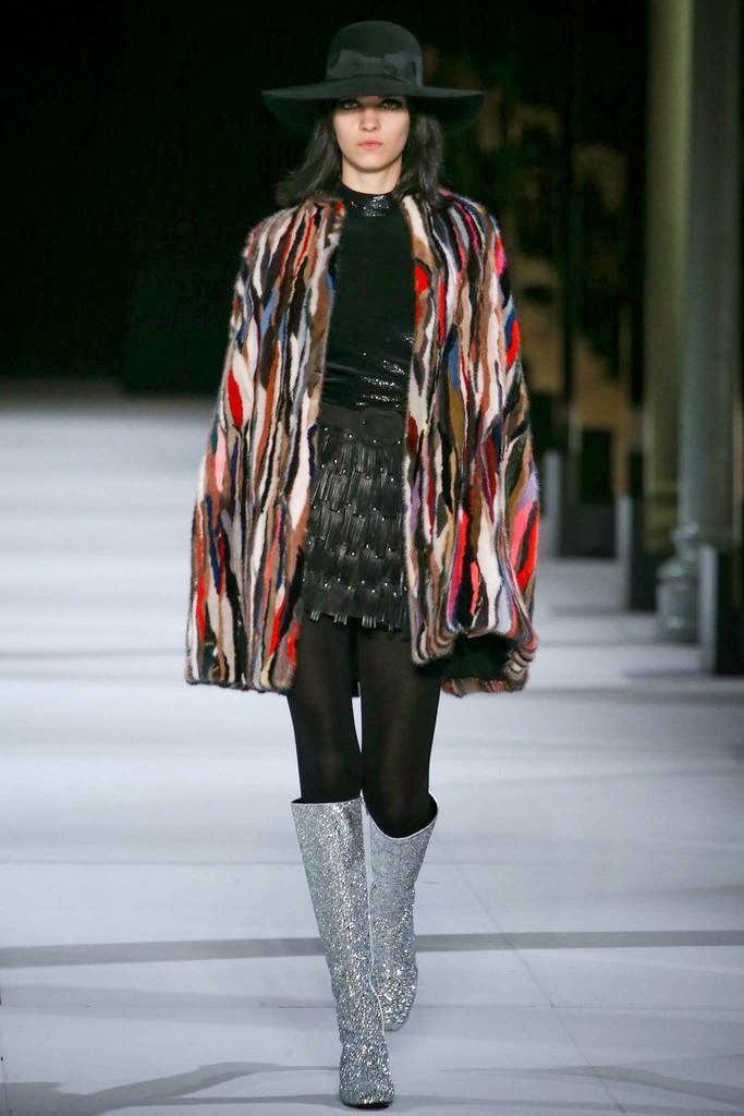 Saint Laurent Paris Fashion Week Otoño Invierno 2014-2015