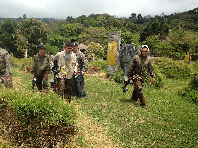 The journey to the second paint-ball ground title=