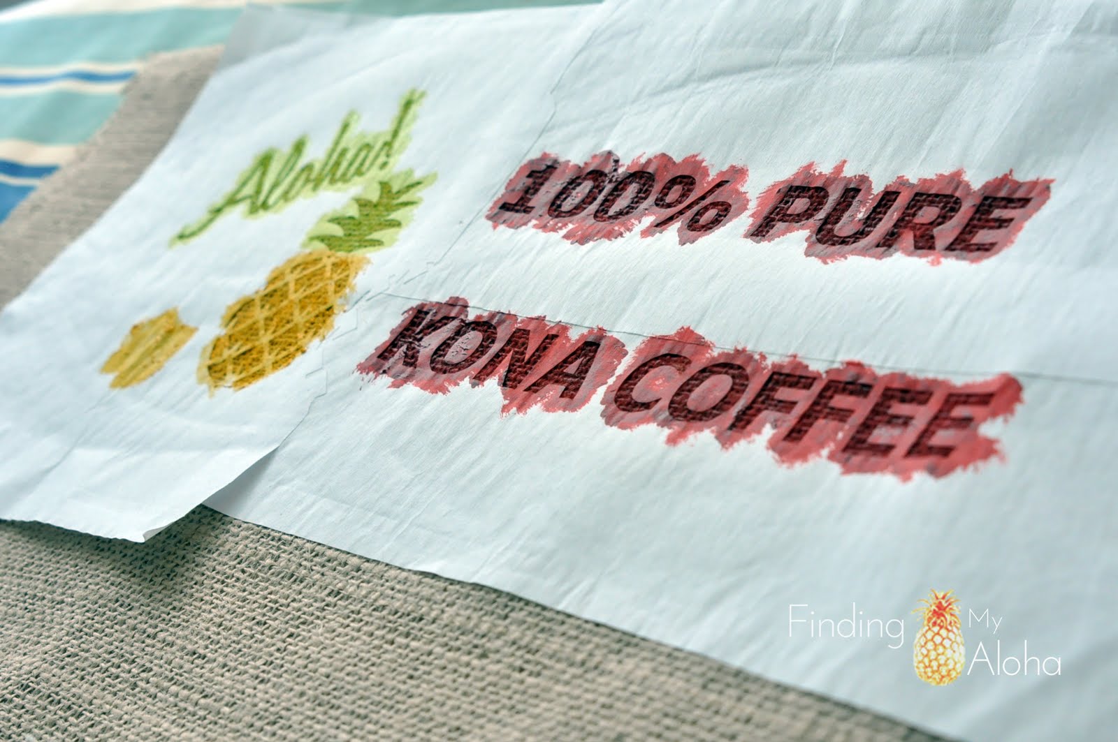 Finding My Aloha Howto make a Picture Frame Serving Tray & Faux