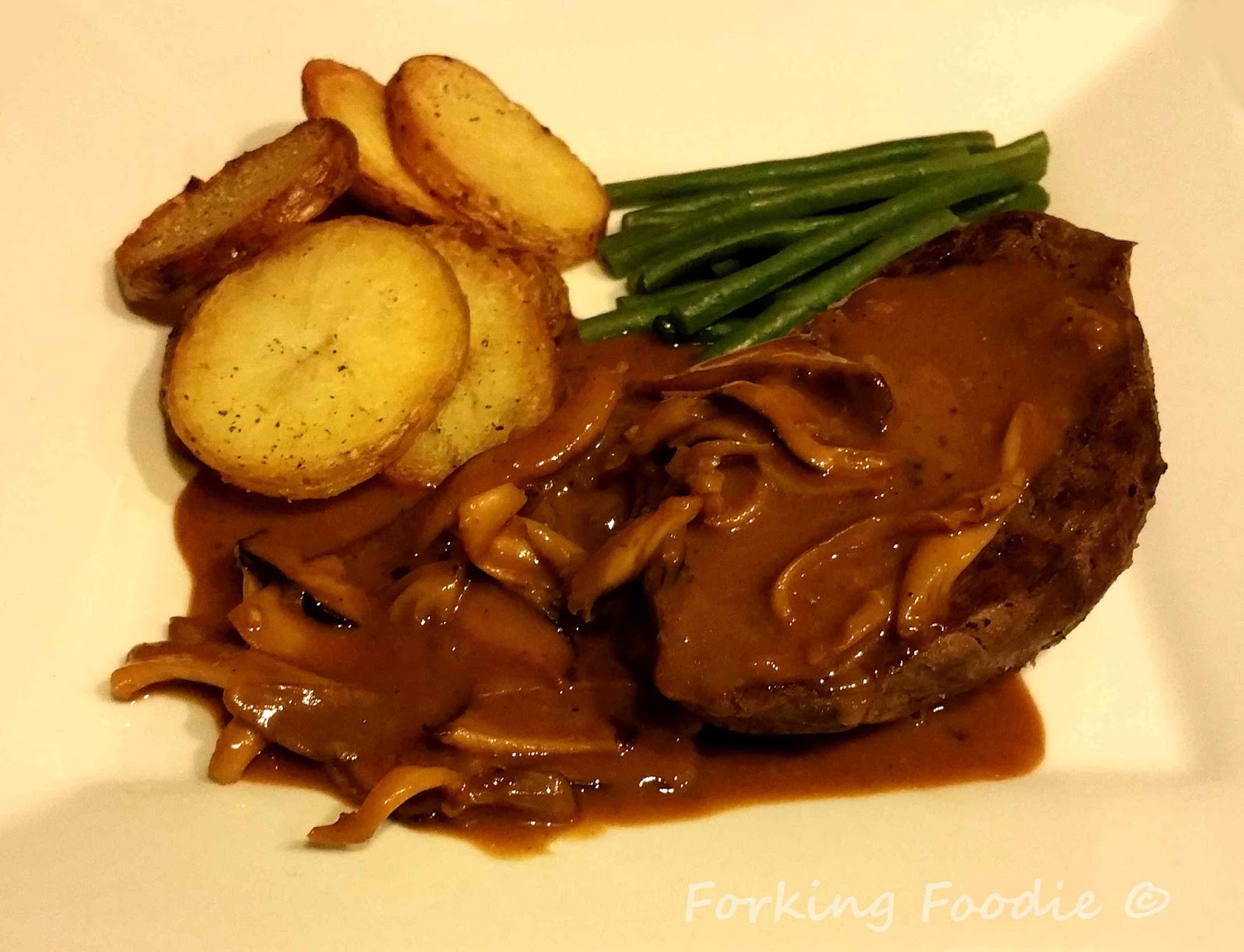 Forking Foodie Rich Madeira Sauce with Wild Mushrooms