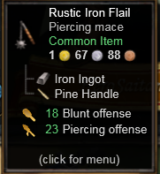 Rustic Iron Flail