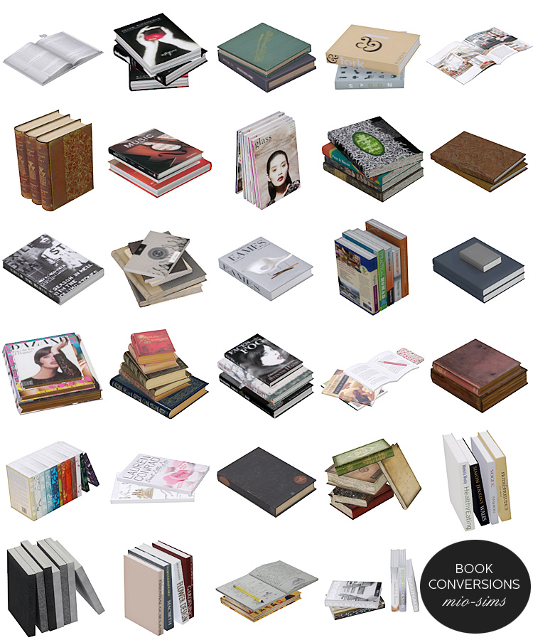 BOOK CONVERSIONS Mio sims