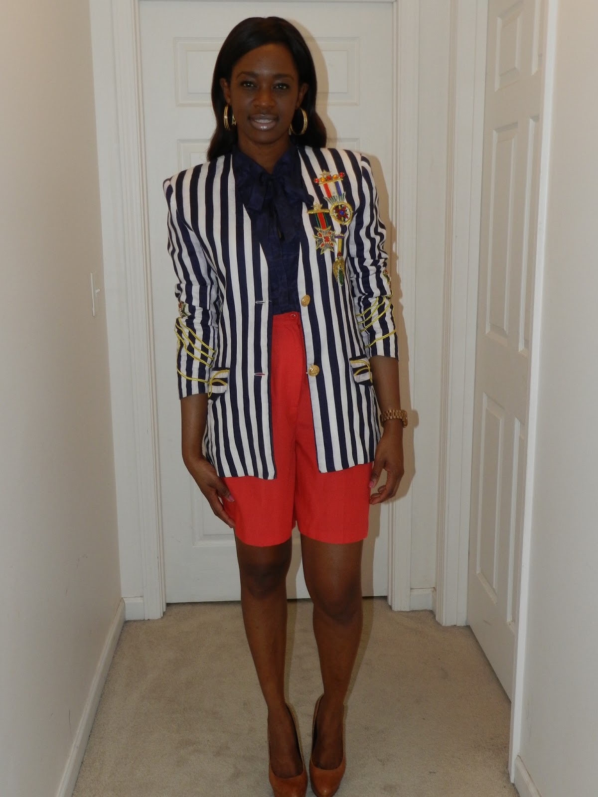 Thrifted Trends Spring 2013 Bermuda Shorts and Shorts Suit Two