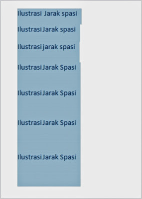 spasi dalam Microsoft Word spasi dalam Microsoft Word