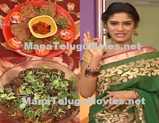 Aha Emi Ruchi – Kandi Paratha and Green Mutton Curry Recipes